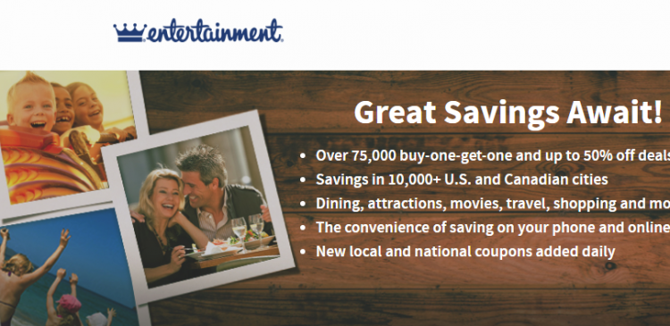 Activate Entertainment Book Membership
