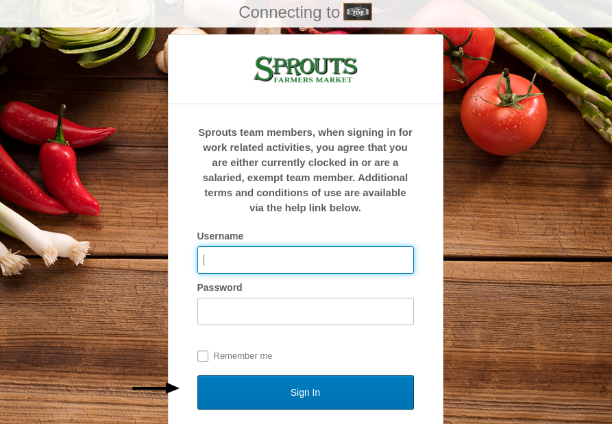 Sprouts Farmers Market - Sign In