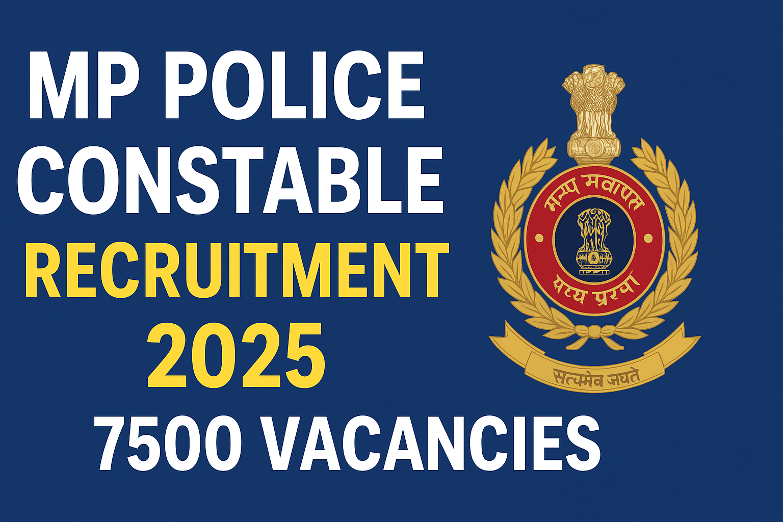 MP Police Constable Recruitment 2025